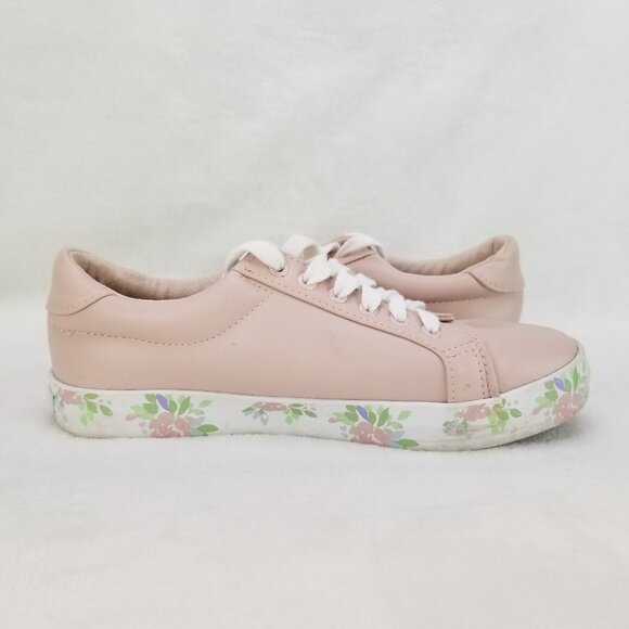 ✅Nautica Calera 4 PINK Faux Leather Low Top Women's 7W Fashion Sneakers/Shoes - Picture 10 of 11